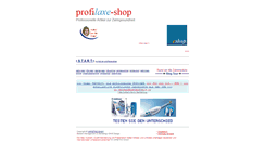 Desktop Screenshot of profilaxe-shop.de