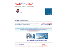 Tablet Screenshot of profilaxe-shop.de